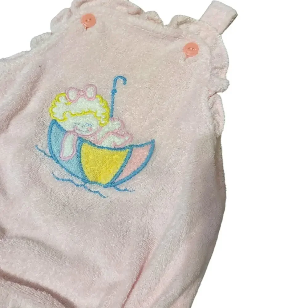Vintage Carters | Terry Cloth Pink Romper Size 12 months